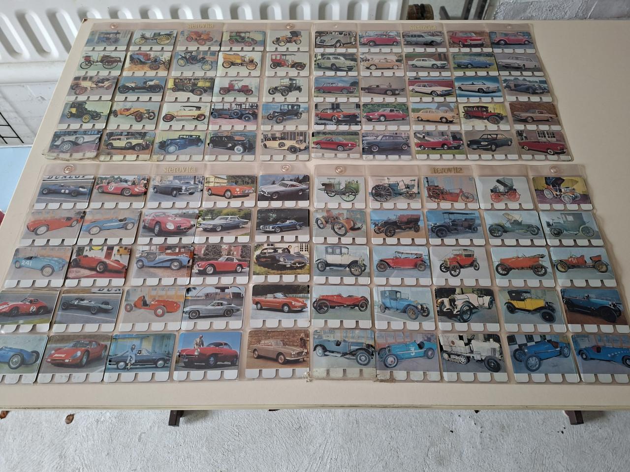 Vellen platic hoezen, afbeeldingen mini auto's