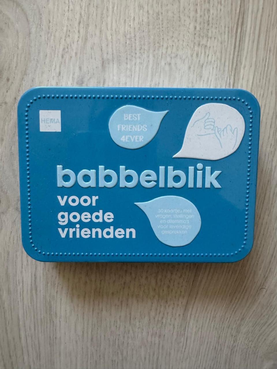 Spel bebbelblik om met goede vrienden te spelen