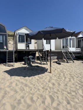 Te huur slaapstrandhuis Dishoek
