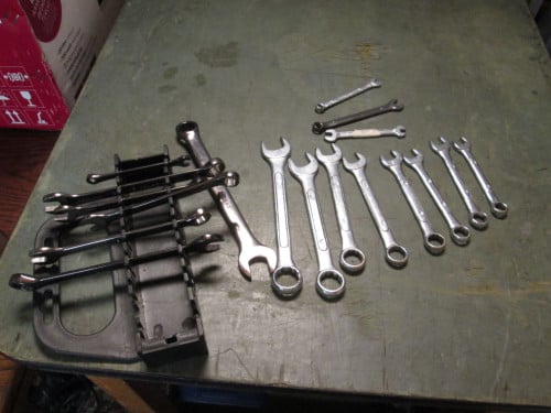 Assortiment steek/ringsleutels