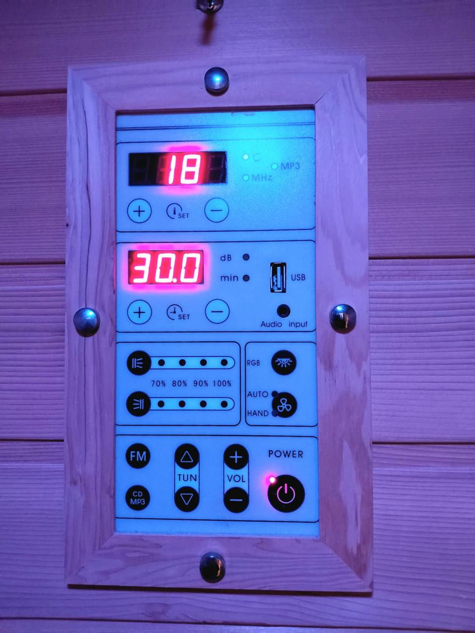 Infra rood sauna  90 x90 cm