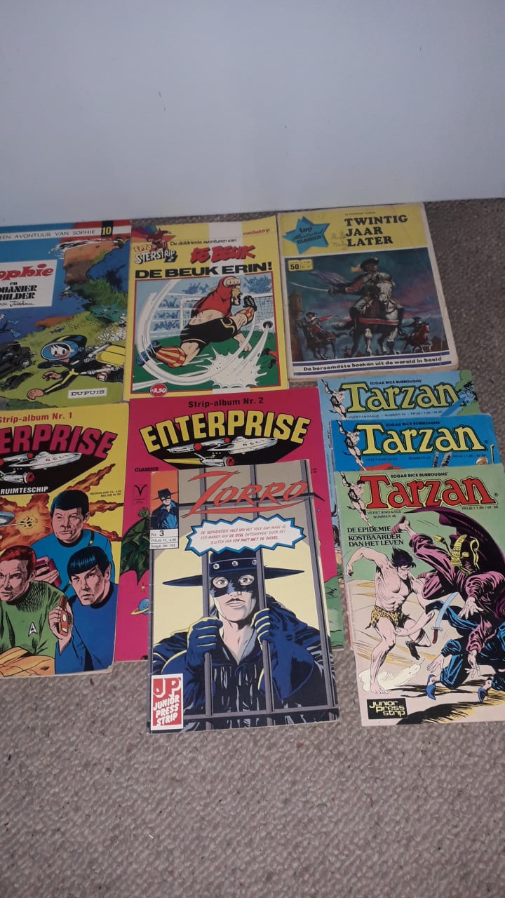 Diverse stripboeken