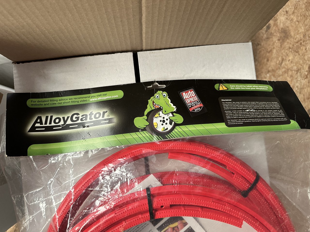 AlloyGator velgbescherming, rood