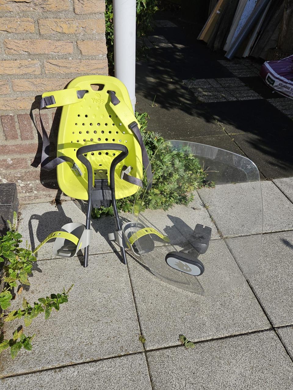 Fietsstoel thule incl. Windscherm