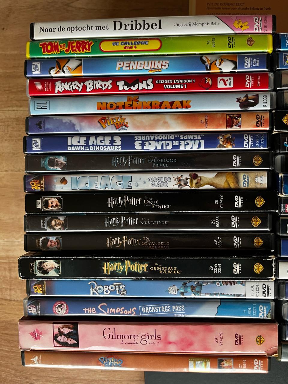 Gratis, zo’n 30 dvd’s