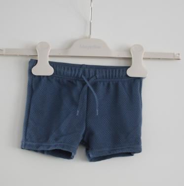 Blauw kort broekje maat 86-92