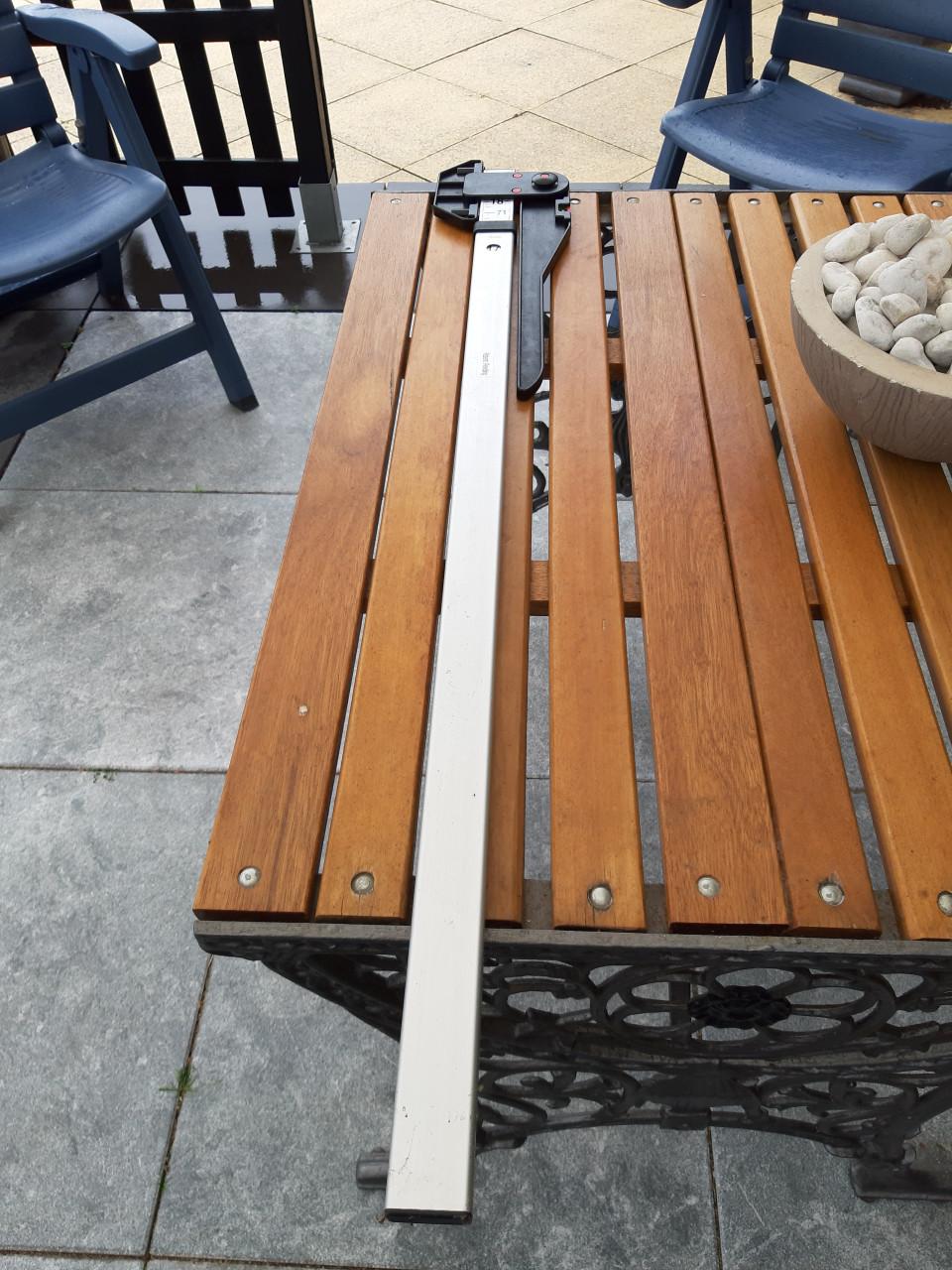 Maatstok de luxe aluminium