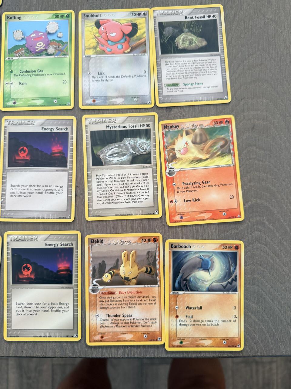 Vintage bulk pokemonkaarten
