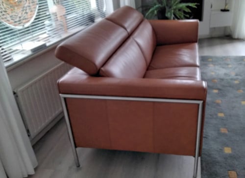 Z.g.a.n. leren bank