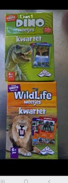 Kwartet van Dino en Wildlife