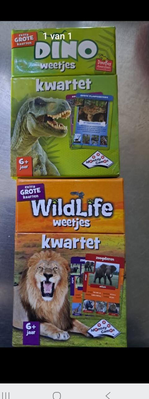 Kwartet van Dino en Wildlife