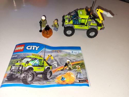 Lego city vulkaan onderzoekstruck 60121