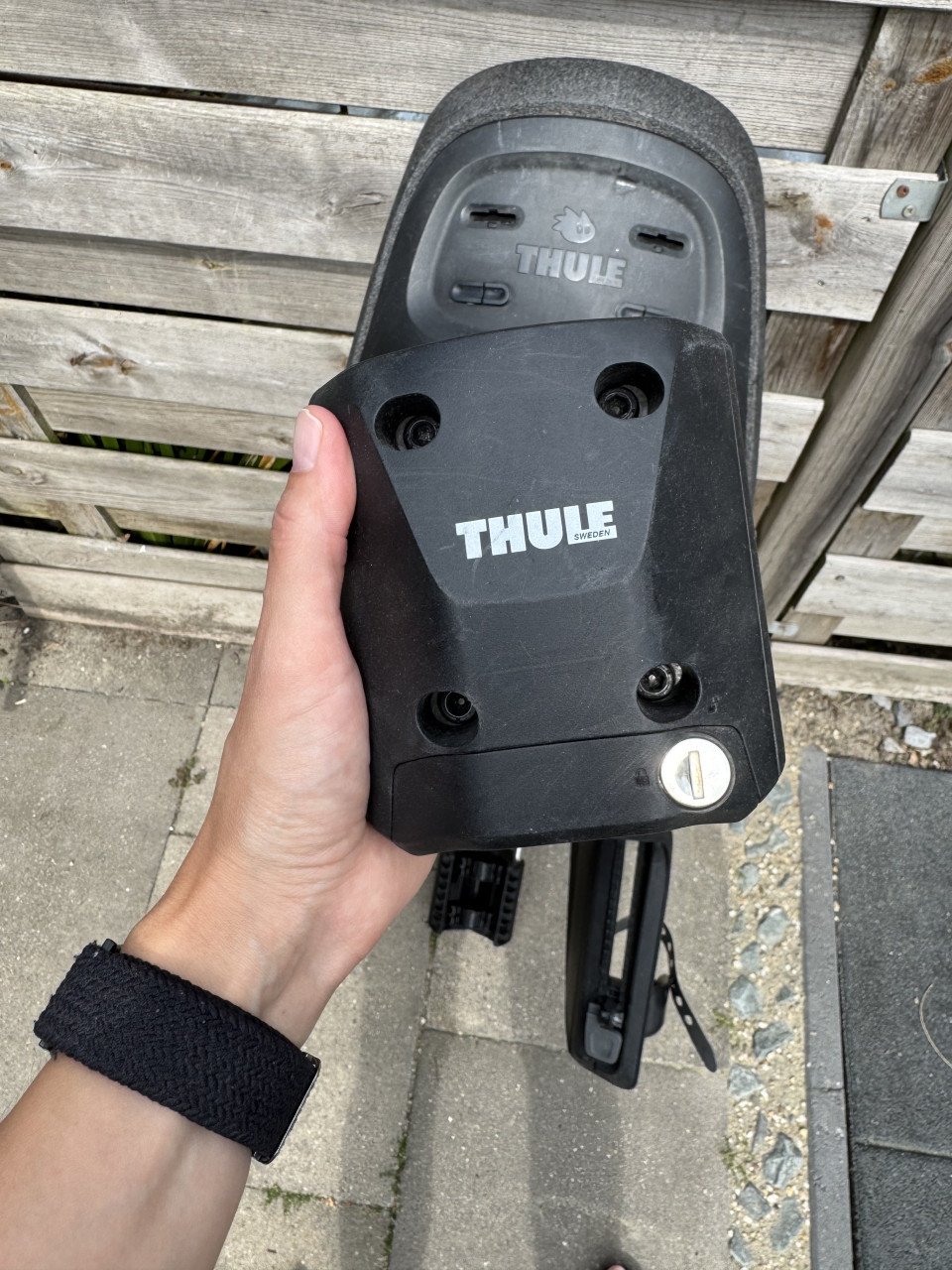 Thule Yepp Maxi met extra adapter
