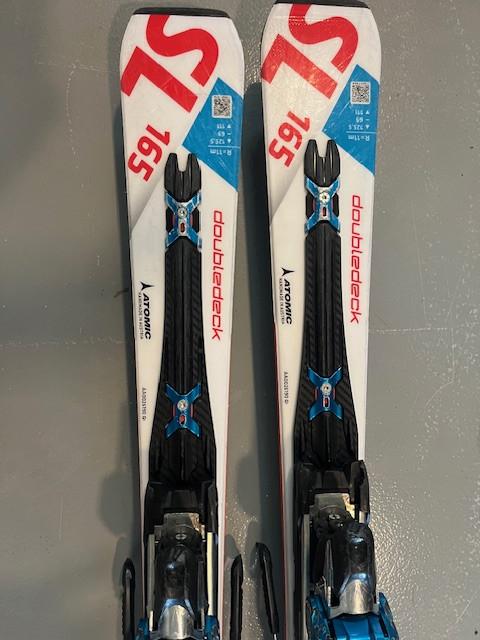 Ski's Atomic Doubledeck  redster SL 165 incl bindingen
