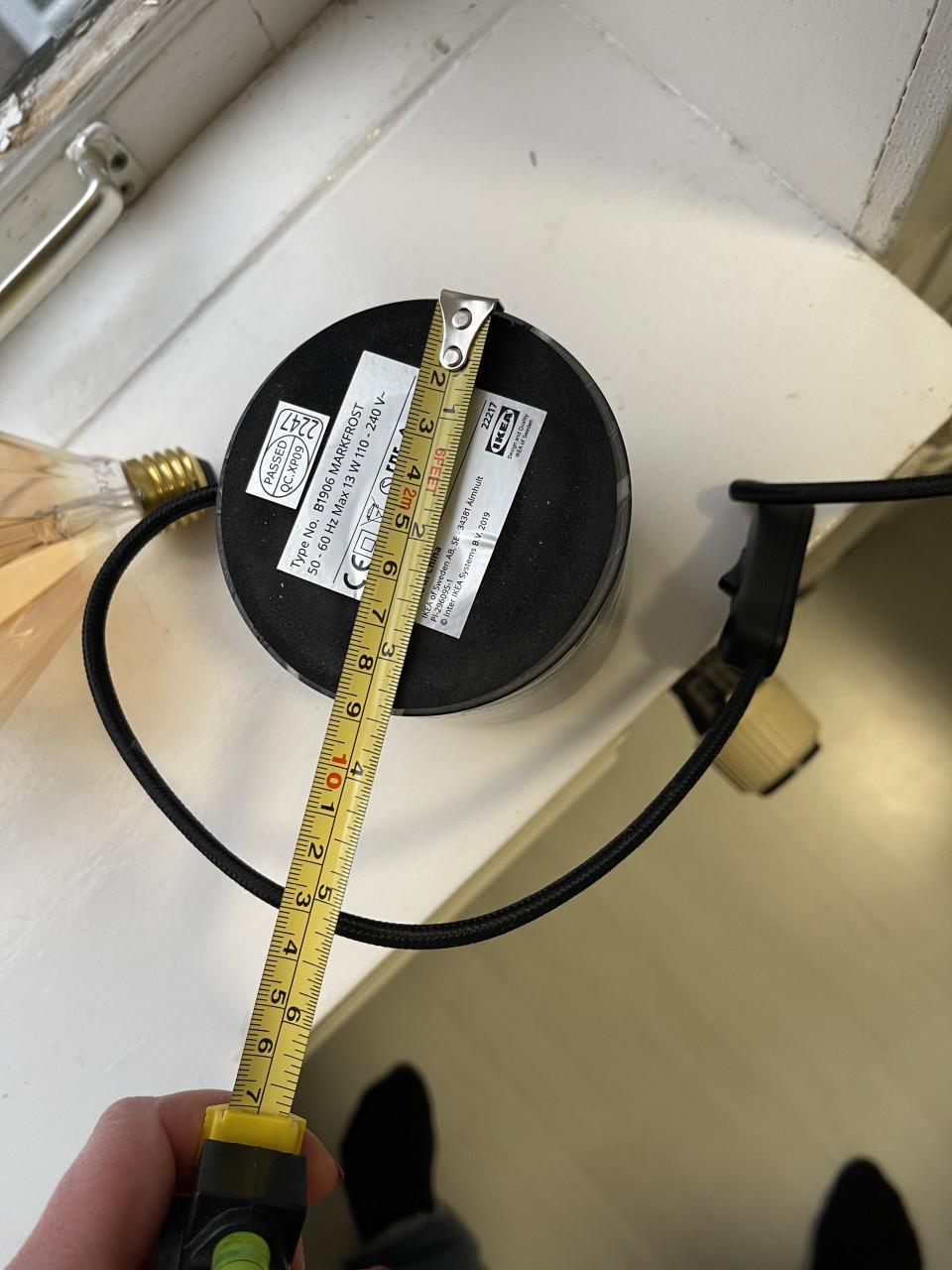 Ophalen! IKEA marmeren lampenvoet.