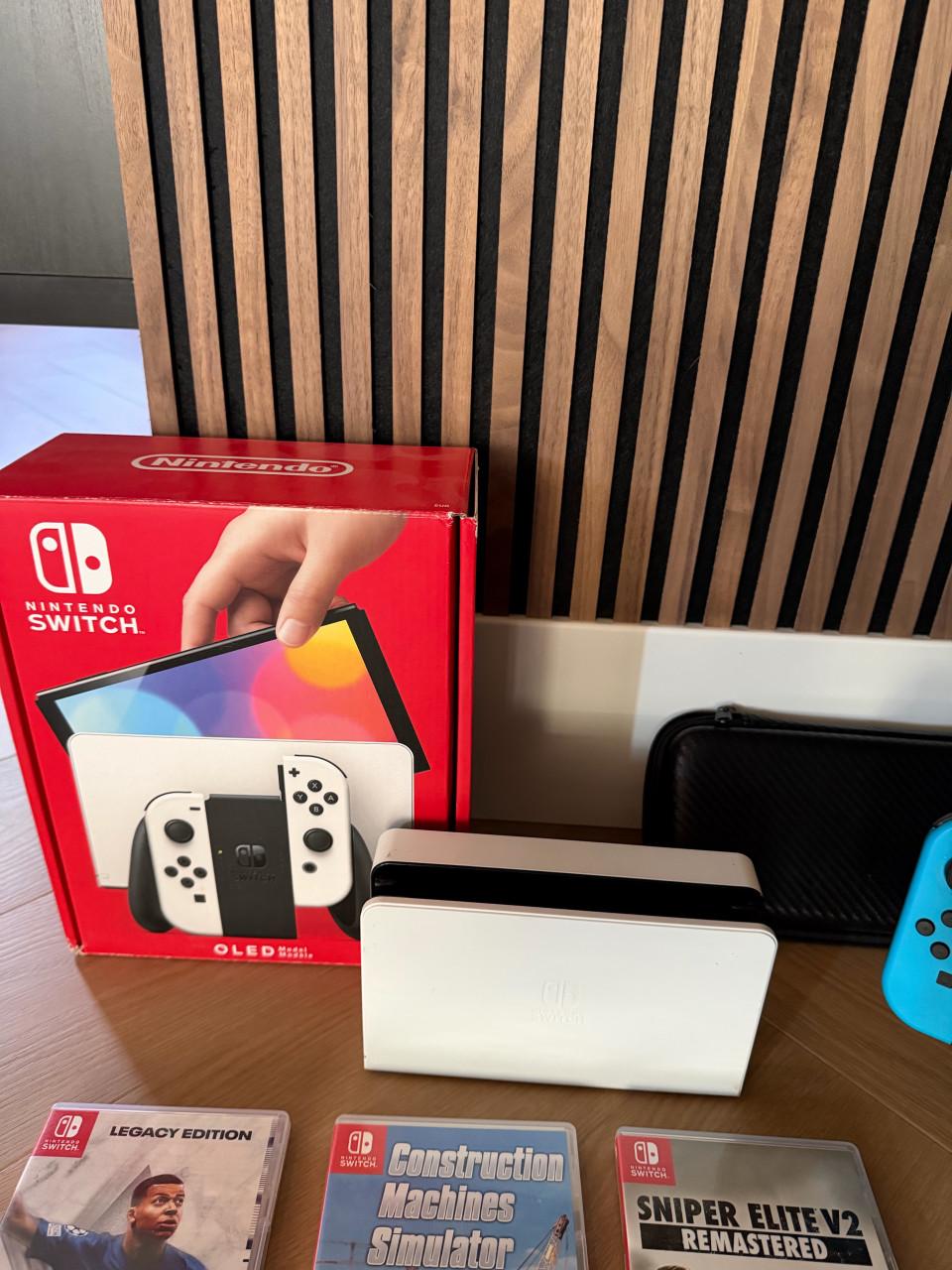 Nintendo Switch Oled 10 spellen accessoires