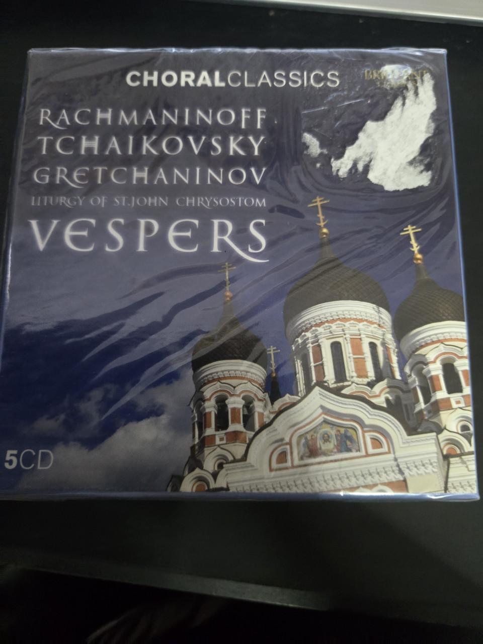 Choral Classics "Vespers" 5-CD boxset  Nieuw en geseald. .
