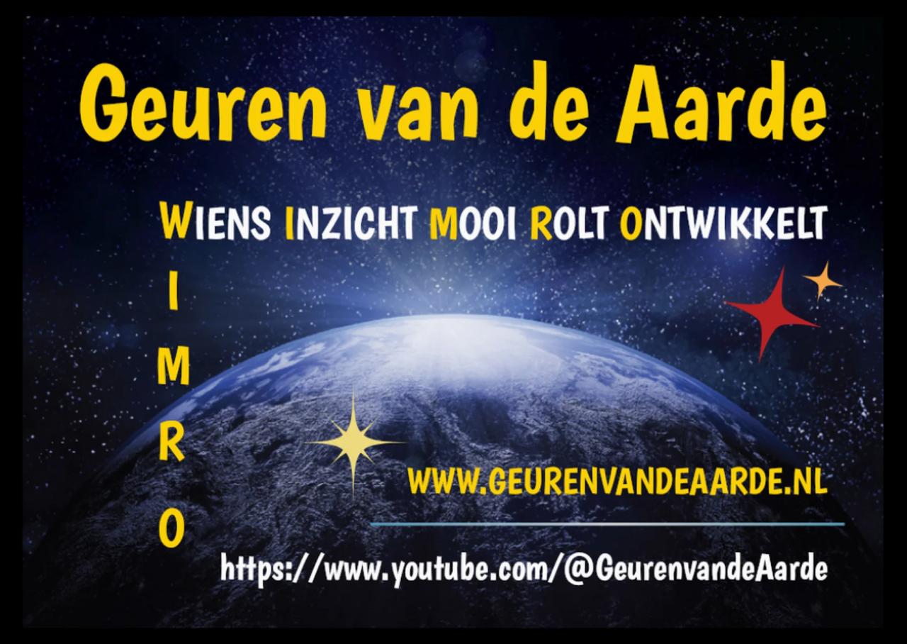 DEZE WEEK BIJ GEUREN VAN DE AARDE: THEMA 100% GOED en MEDITATIE