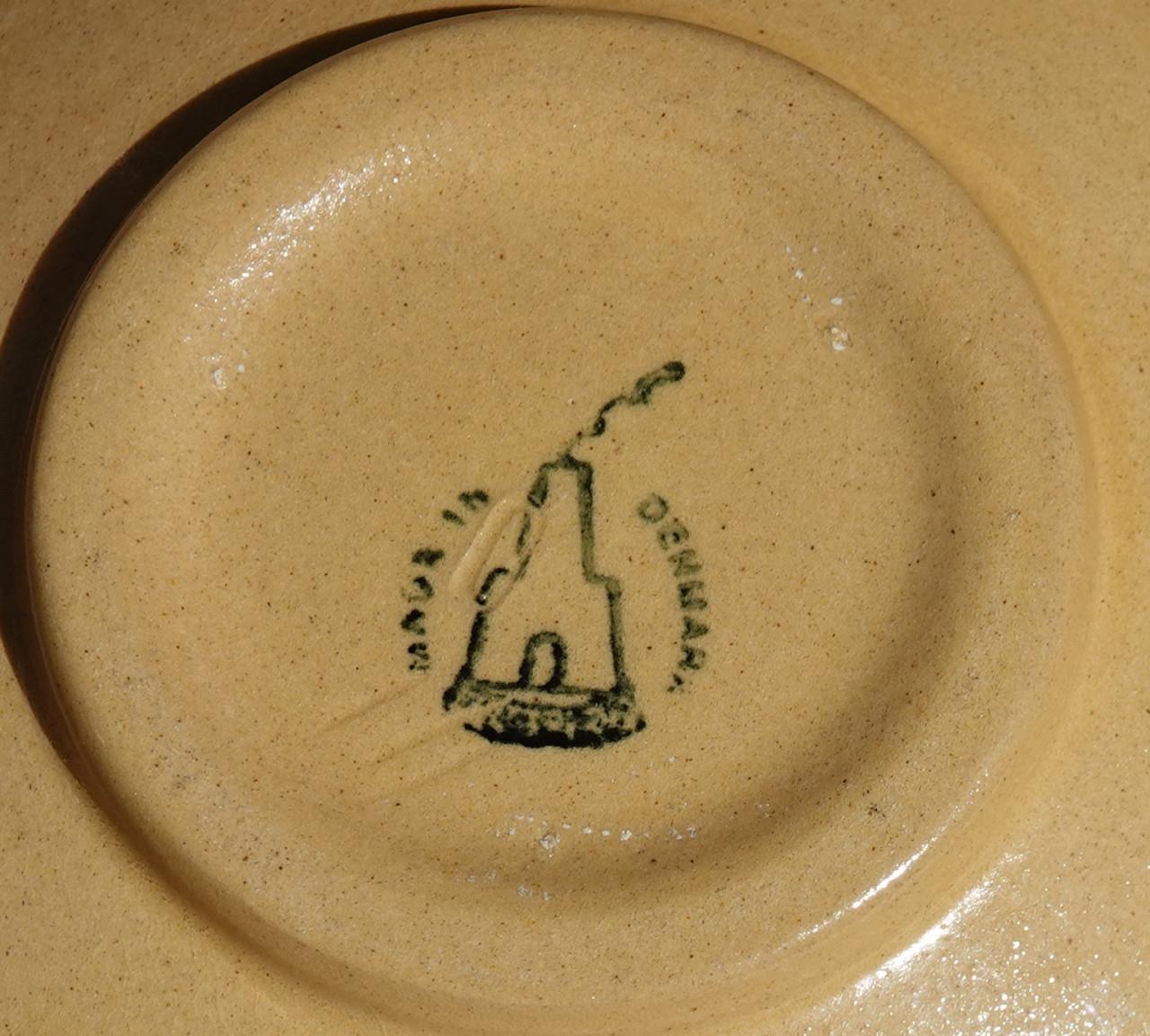 Knabstrup Deens design presenteerschaaltje vis midcentury