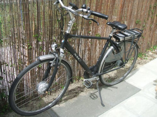 Elektrische herenfiets met kapotte accu