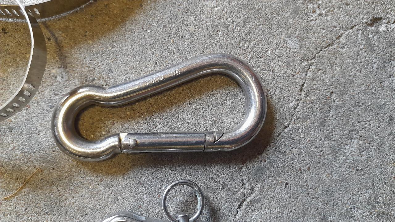 Roestvrijstaal onderdelen voor zeilboot