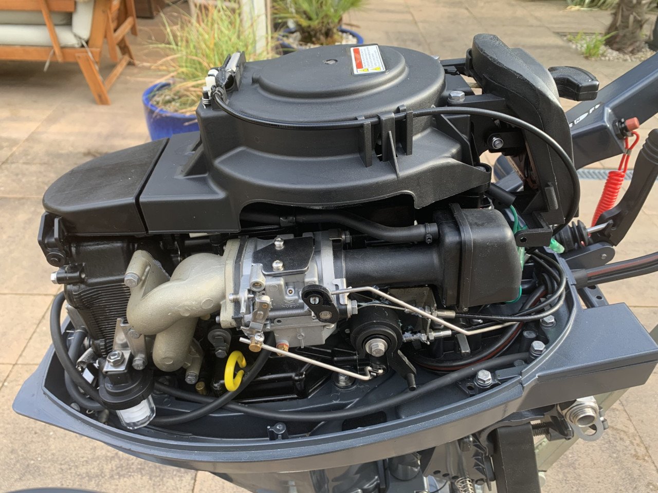 Yamaha 15 PK 4T  Elektrisch gestart Buitenboordmotor