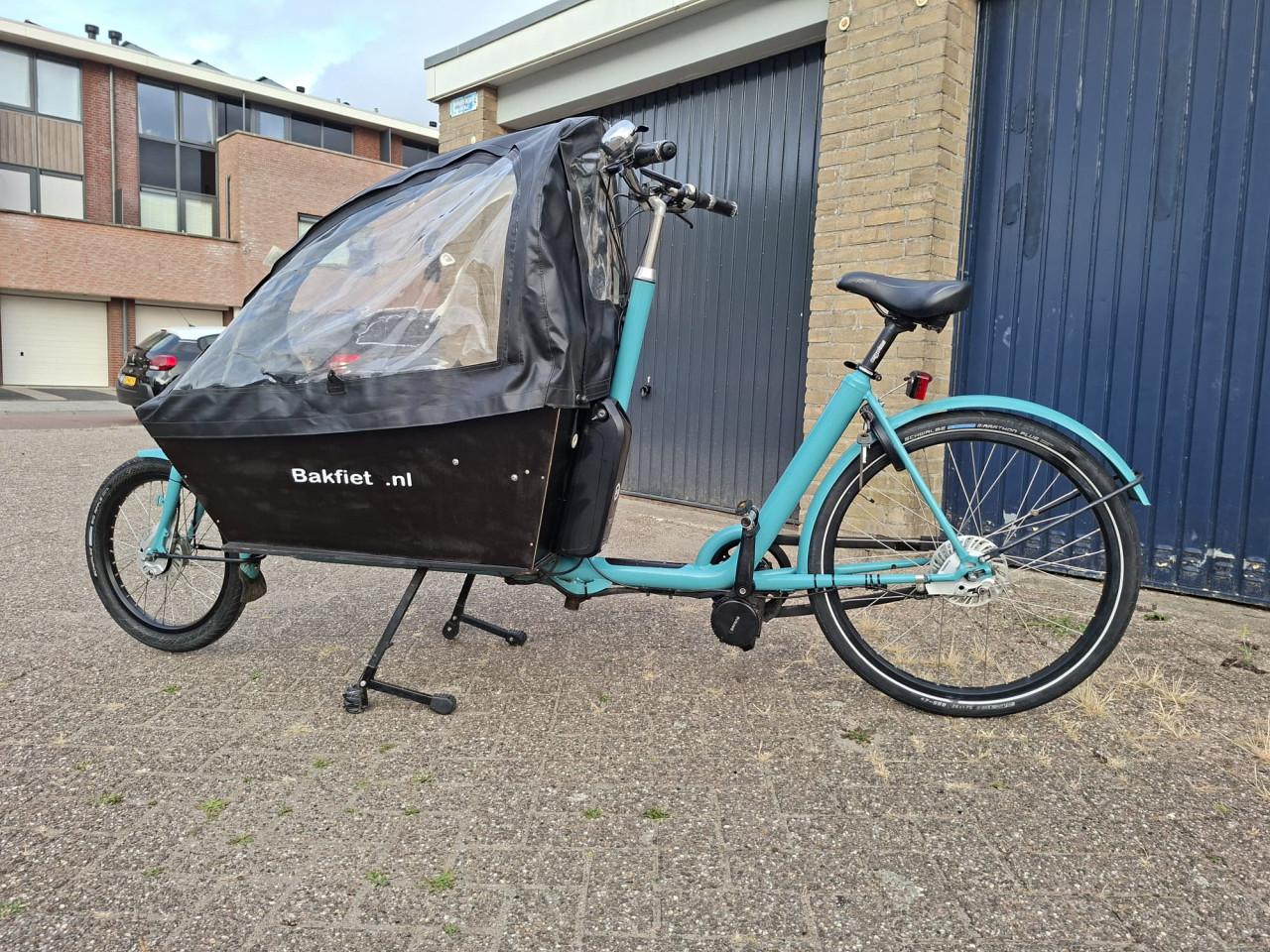 Elektrische Bakfiets.nl cargo long met veel extra's