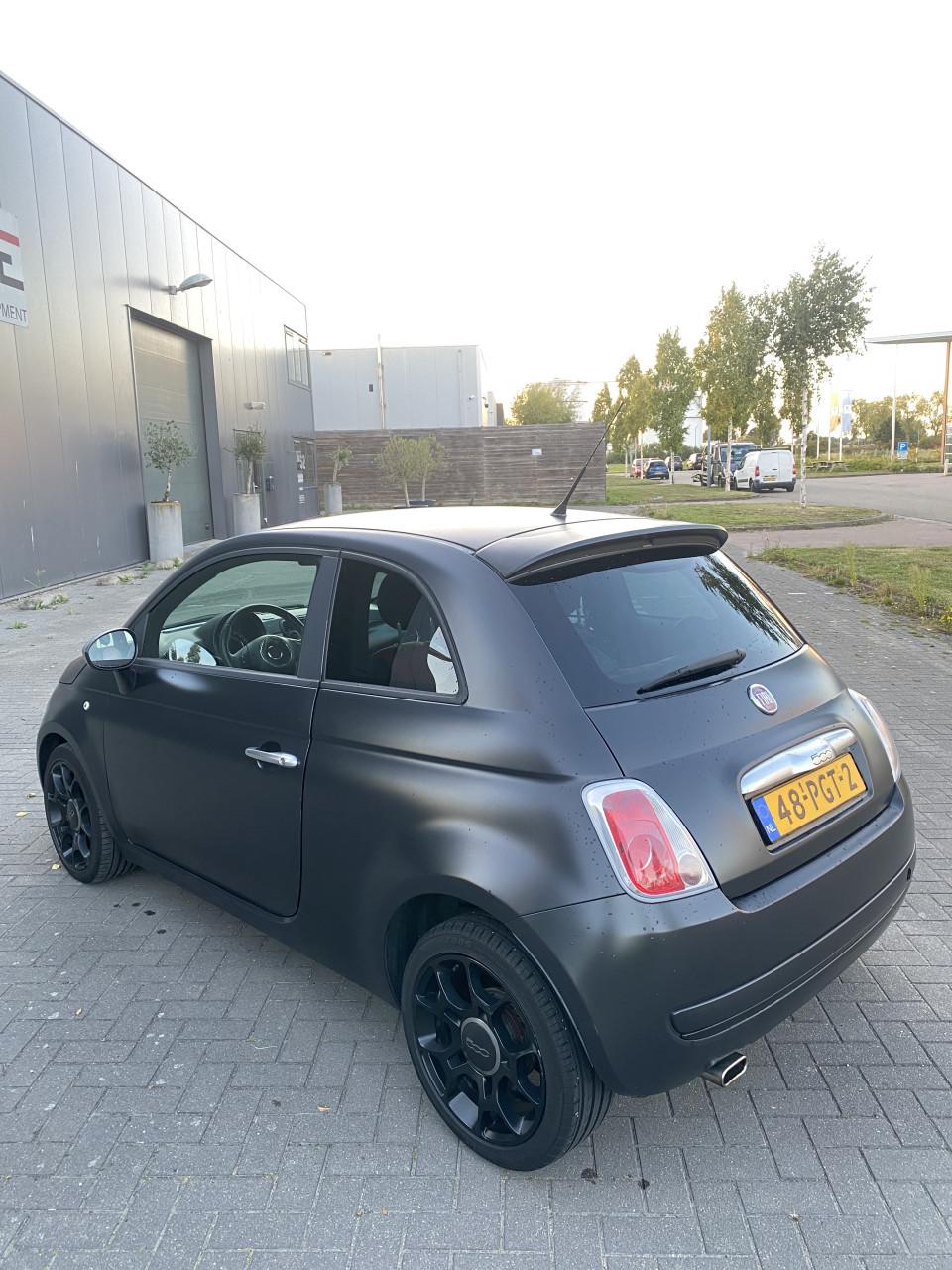 Fiat 500 0.8 2011 Zwart | 101.635 KM NAP | NIEUWE APK!