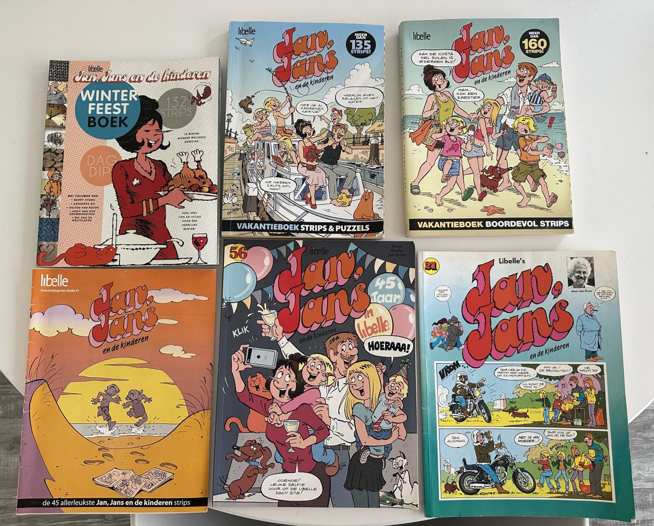 Jan Jans en de kinderen stripboeken