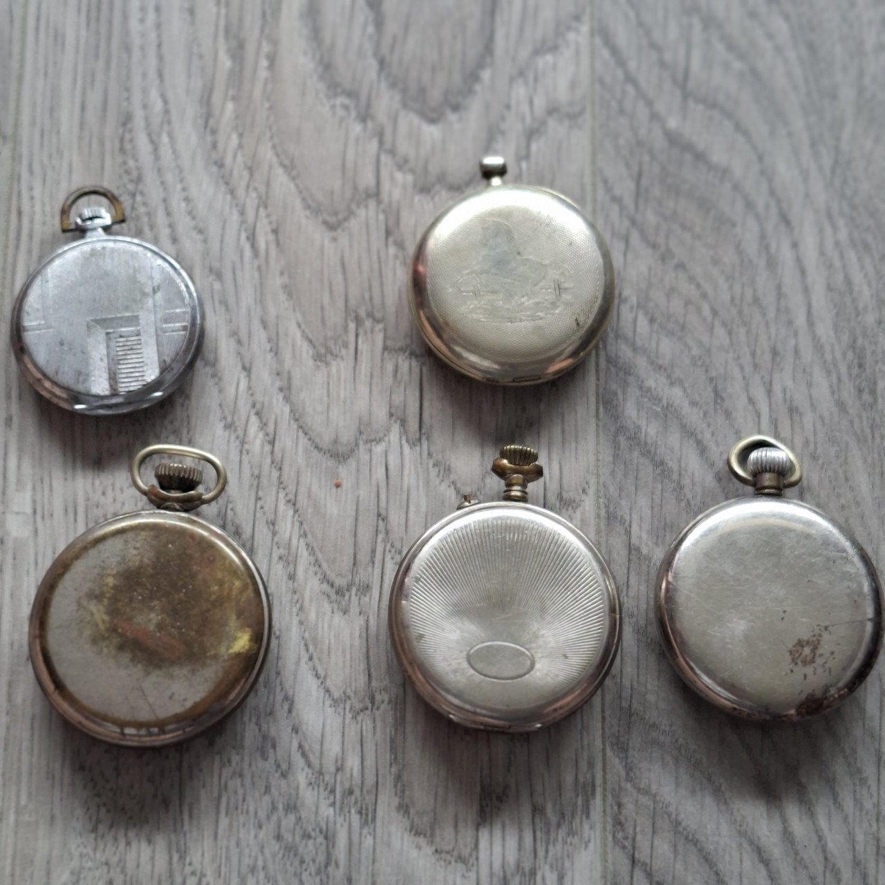 4 antieke zakhorloges