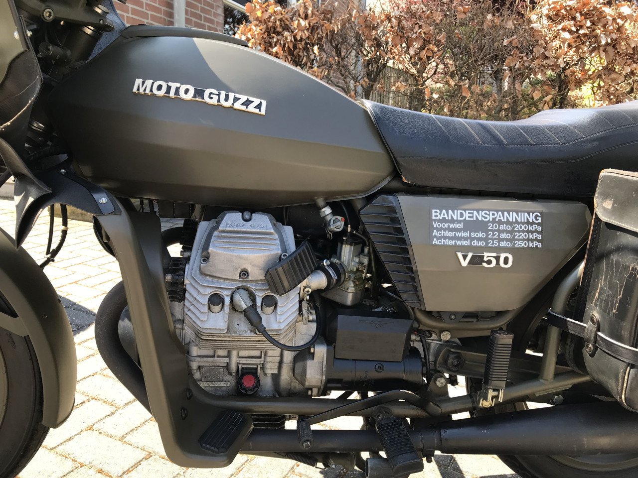 Moto Guzzi V50 NATO 1985 (vrij van wegenbelasting!)