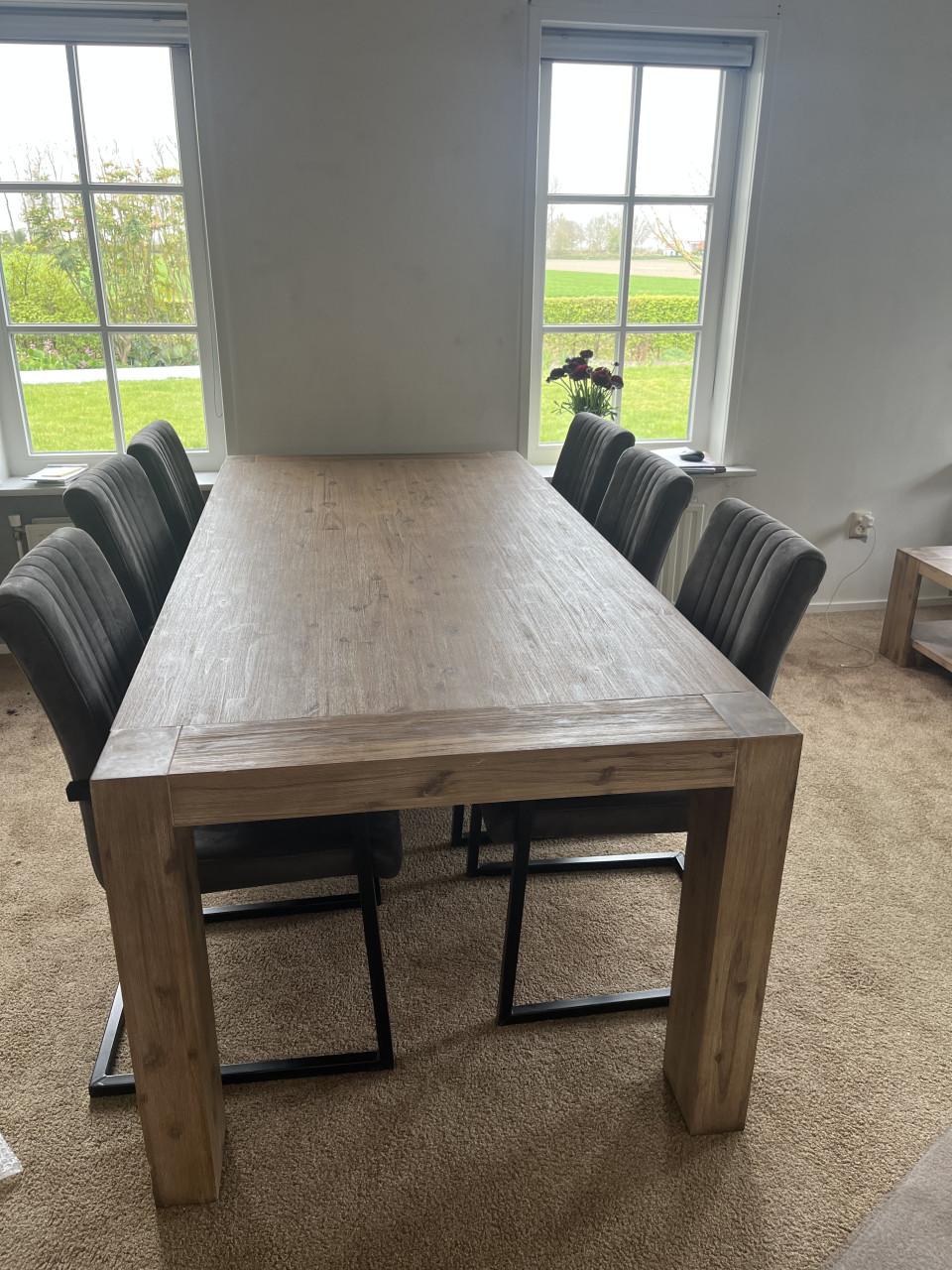 Meubelset massief hout