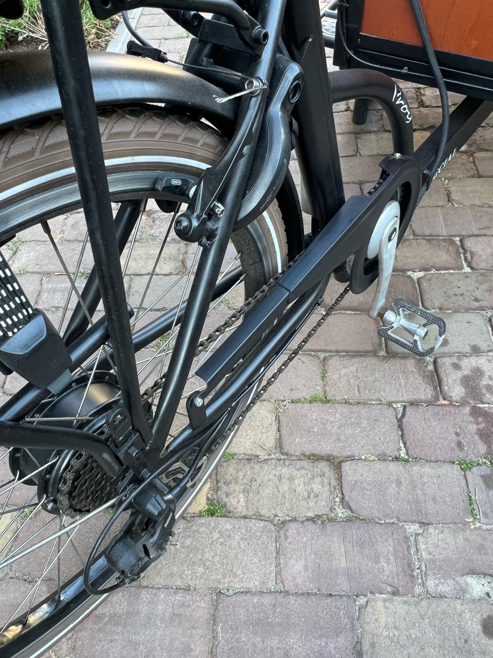 Bakfiets troy electrisch in zeer nette staat !!