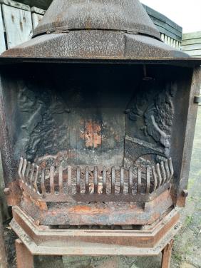 Open haard kachel terraskachel veranda vuurkorf