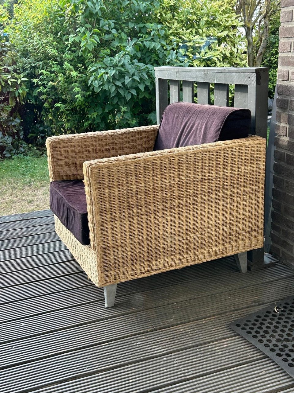 Hoekbank en stoel fauteuil