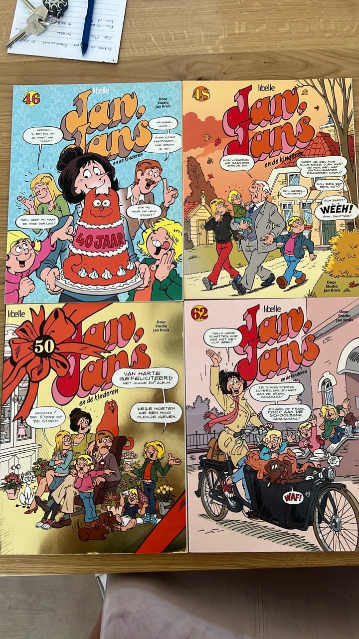 Jans Jans en de kinderen stripboeken