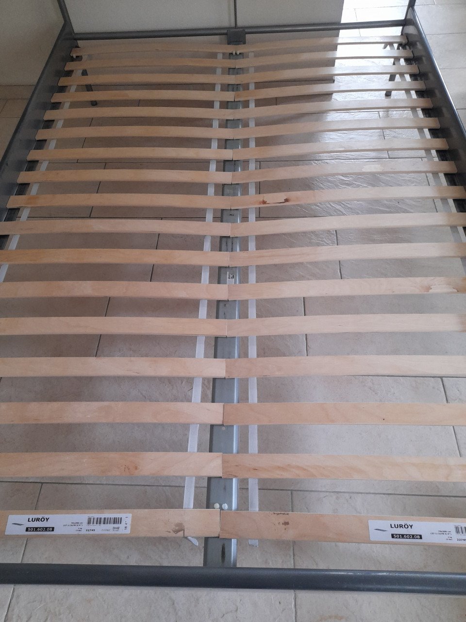 Metalen 2 persoons bed (140 x 200 )
