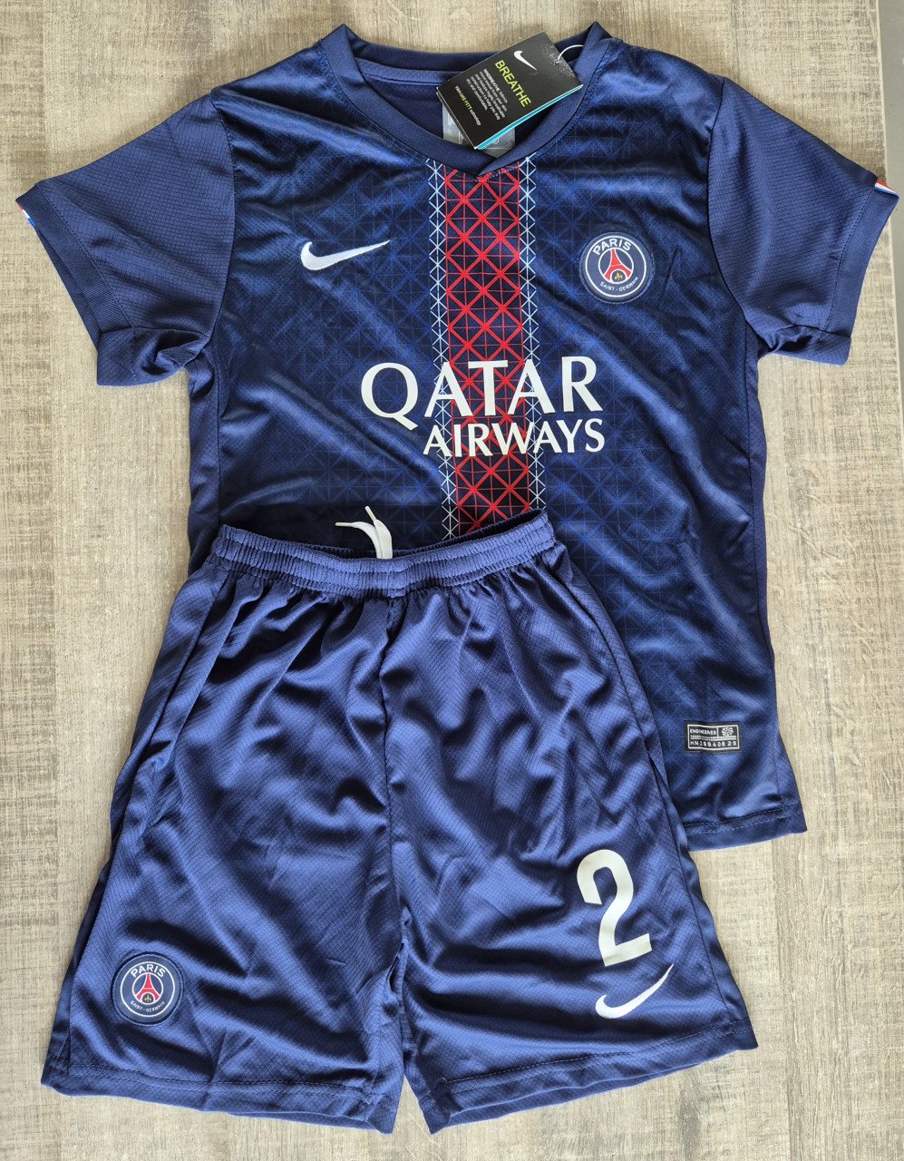 Voetbal tenue