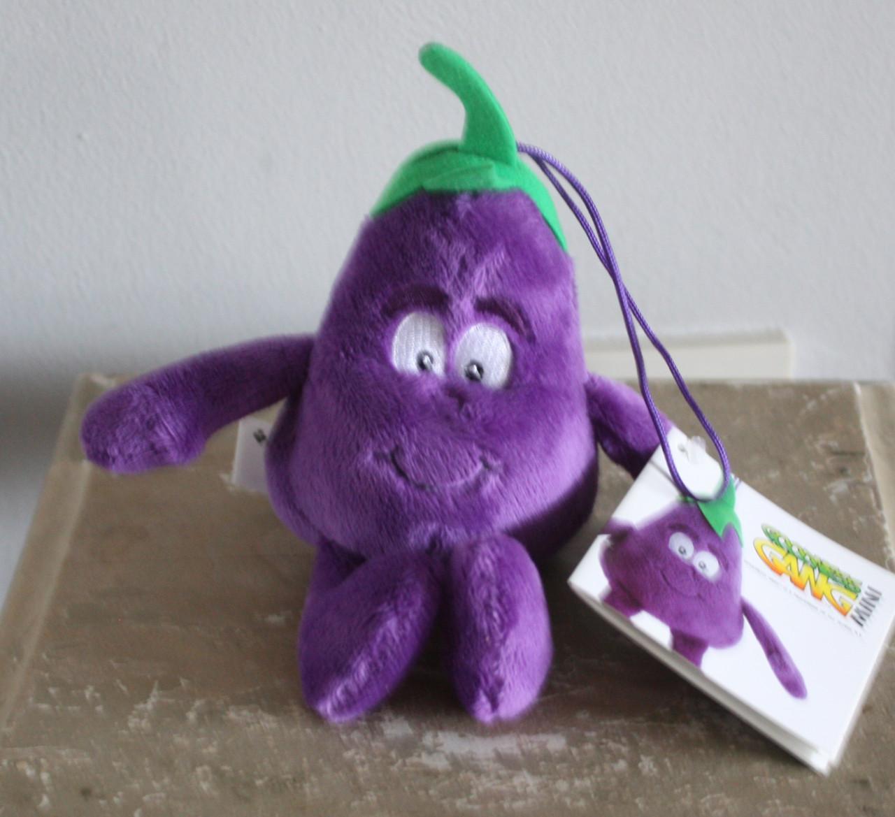 Nieuwe aubergine  knuffel