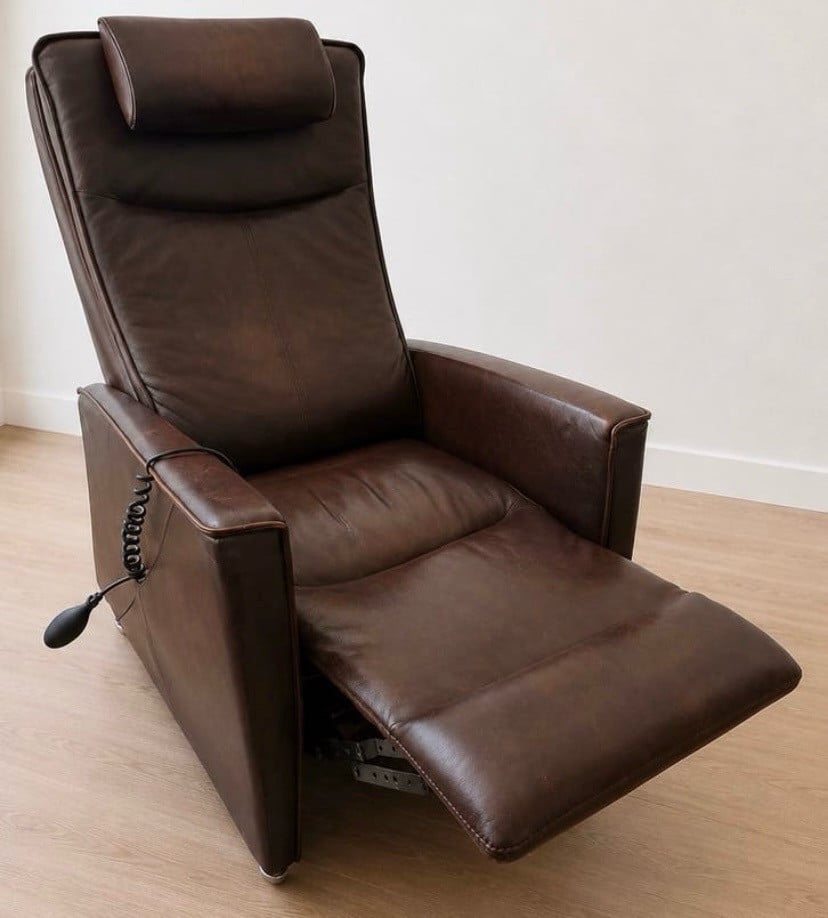 Prominent sta op/relax fauteuil met hartbalans functie