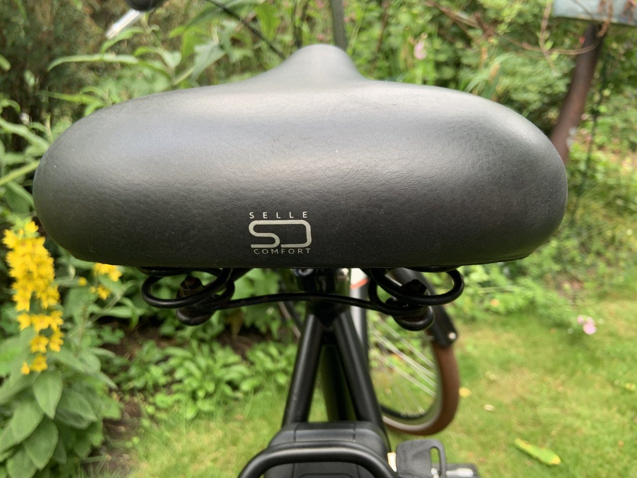 Herenfiets Sparta Matt Black 61 cm 5 speed / rollerbrakes/ verlichting.