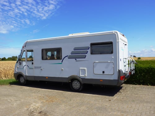 Ruime Hymer camper, ideaal voor weekendjes weg of lange reizen, voor 4 pers