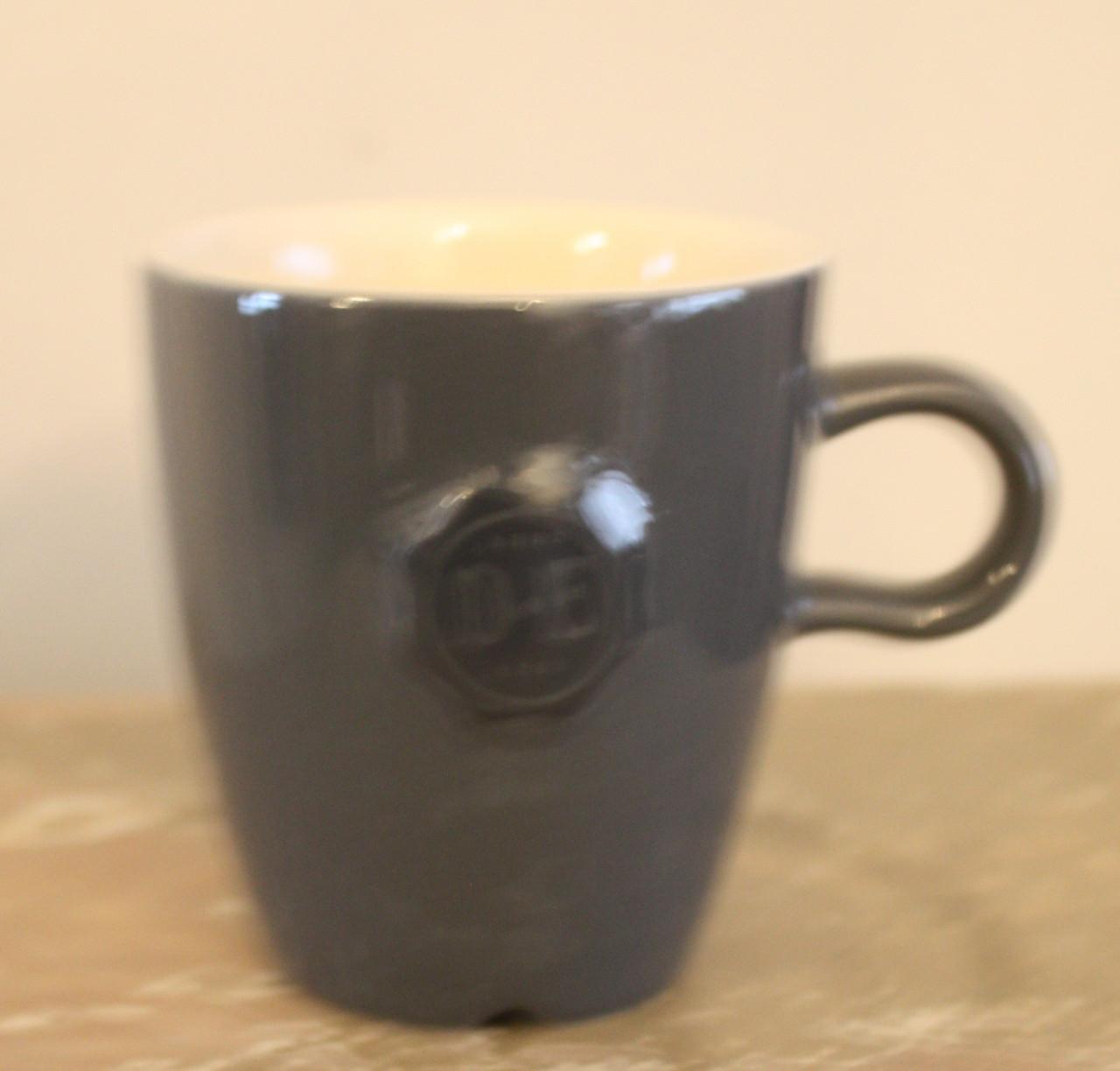 Nieuwe Douwe Egberts kopje donker grijs