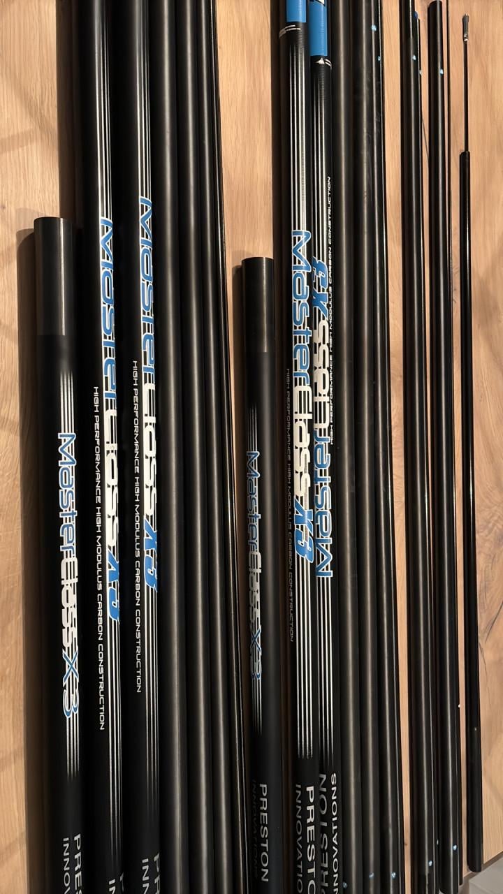 2 x preston masterclass X3 11,5 meter