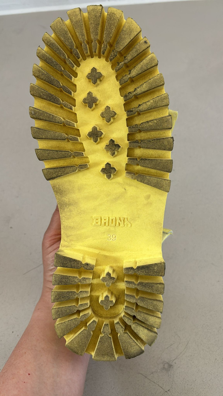 Bronx Gele Sandalen Groov y Mt 39 Bieden mag