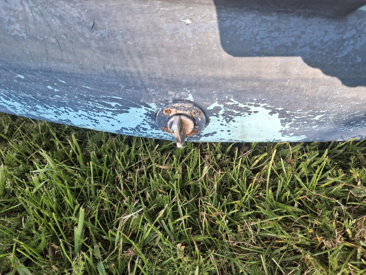 Polyester boot roeiboot in goede staat-2.2 meter-event. met 2.5pk Yamaha