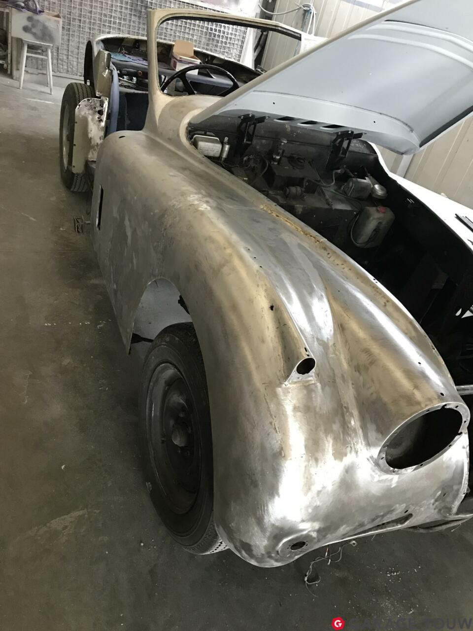 Jaguar Xk 140 dhc restauration project