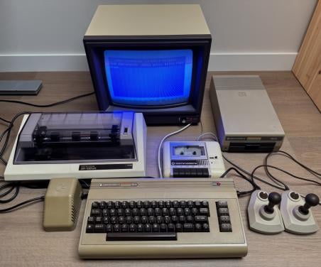 Commodore 64 set | 1541 | Datasette | Printer | Monitor