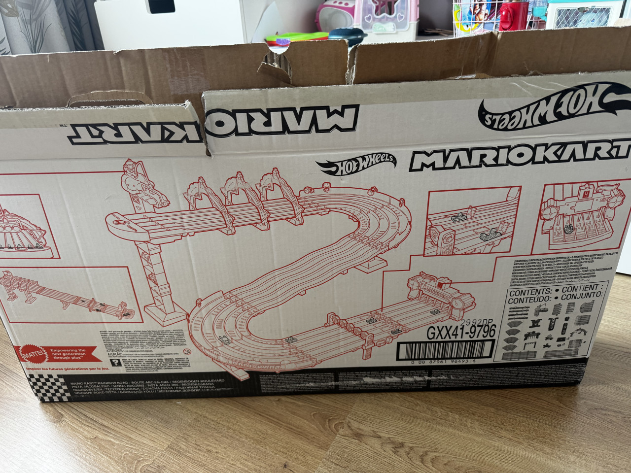 Hot wheels Mario kart regenboogbaan