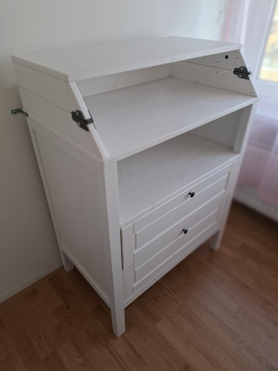 Ikea sundvik commode wit